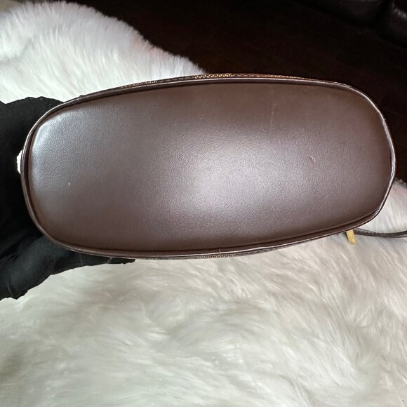 Louis Vuitton Brown Checkered Crossbody Bag - Picture 8 of 14